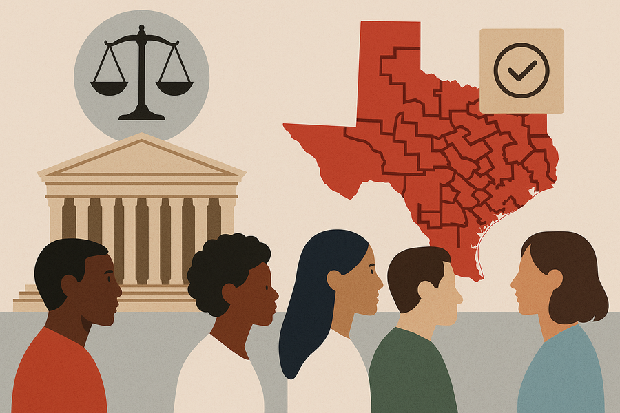 Texas Maps, Voting Rights & KPFK fund drive